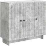 vidaXL Bufet Gri Beton 89 x 34, 5 x 80 cm Lemn prelucrat GartenMobel Dekor (893958) Comoda
