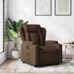 vidaXL Fotoliu rabatabil, maro, material textil GartenMobel Dekor (372407)