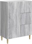 vidaXL Bufet cu sertar Sonoma gri 66 x 34, 5 x 90 cm Lemn prelucrat GartenMobel Dekor (894631) Comoda