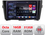 Edotec Navigatie Nissan Qashqai/X-Trail 2013-2018 Edotec QLED 2K 16+512GB Android (KIT-353+EDT-E810-2K)