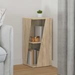 vidaXL Raft lateral Stejar Sonoma 33 x 32 x 70, 5 cm Lemn compozit GartenMobel Dekor (892409) Biblioteca