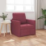 vidaXL Pat canapea Rosu Vin 74 x 77 x 81 cm tesatura GartenMobel Dekor (4106624) Canapea