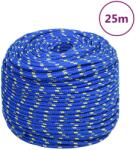 vidaXL Franghie de barca, albastru, 8 mm, 25 m, polipropilena GartenMobel Dekor (152448)