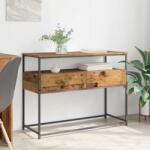 vidaXL Masa de consola cu sertar Lemn Vechi 100 x 40 x 75 cm GartenMobel Dekor (882227)