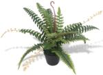 vidaXL Feriga artificiala cu ghiveci, 50 cm, verde GartenMobel Dekor (244437)
