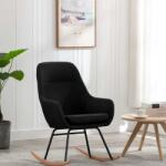 vidaXL Scaun balansoar, negru, material textil GartenMobel Dekor (289543) Balansoar