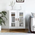 vidaXL Servanta, alb extralucios, 69, 5x34x90 cm, lemn compozit GartenMobel Dekor (827758) Comoda