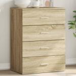 vidaXL Servanta, stejar sonoma, 60x39x80 cm, lemn compozit GartenMobel Dekor (840529) Comoda