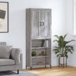 vidaXL Dulap înalt, gri sonoma, 69, 5x34x180 cm, lemn compozit GartenMobel Dekor (3200071) Comoda