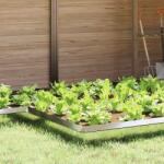 vidaXL Gard pentru melci 4 pcs Argintiu 13, 5 x 13, 5 x 25 cm GartenMobel Dekor (874870)