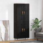 vidaXL Bufet Stejar Negru 69, 5 x 34 x 90 cm Lemn compozit GartenMobel Dekor (3402757) Comoda