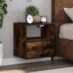 vidaXL Noptiere de perete, 2 buc. , stejar fumuriu, 40x31x39, 5 cm GartenMobel Dekor (848739)
