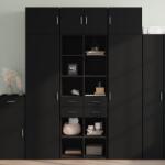 vidaXL Dulap înalt, negru, 70x42, 5x185 cm, lemn prelucrat GartenMobel Dekor (3281463) Comoda