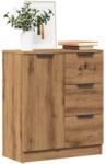 vidaXL Dulap, stejar artizanal, 60x30x70 cm, lemn prelucrat GartenMobel Dekor (856837) Comoda