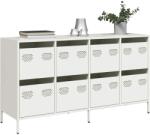 vidaXL Dulap, alb, 135x39x73, 5 cm, otel laminat la rece GartenMobel Dekor (3307172) Comoda