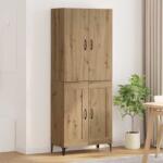 vidaXL Bufet Stejar Artizanal 69, 5 x 34 x 180 cm Lemn compozit GartenMobel Dekor (3403587) Comoda