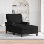 vidaXL sezlong de relaxare cu perna Negru 91 x 157 x 91 cm tesatura GartenMobel Dekor (42022932)