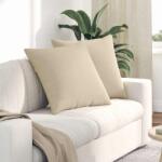 vidaXL Perne pentru canapea 2 pcs Crem 80 x 80 cm tesatura GartenMobel Dekor (42014073)