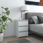 vidaXL Noptiera, alb, 40x35x62, 5 cm, lemn compozit GartenMobel Dekor (806211)