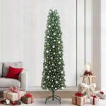 vidaXL Brad de Craciun artificial Verde 240 cm PVC si otel si plastic GartenMobel Dekor (3394974)