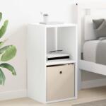 vidaXL Noptiera cu sertar Alb 35 x 32 x 68, 5 cm Lemn compozit GartenMobel Dekor (8000628)