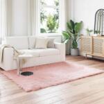vidaXL Covor din Lana Faux Tafalla Roz 120 x 170 cm Poliester GartenMobel Dekor (42021548) Covor