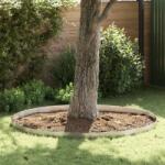 vidaXL Imprejmuire pentru gazon 4 pcs Argintiu 450 x 15 cm GartenMobel Dekor (868023)