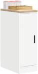 vidaXL Dulap depozitare garaj alb 30x51x85 cm lemn masiv de pin GartenMobel Dekor (860553) Comoda