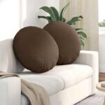 vidaXL Perne de Sezut 2 pcs Maro Ø80 x 29 cm tesatura GartenMobel Dekor (42014235)