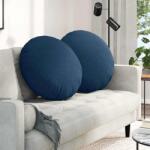 vidaXL Perne de Sezut 2 pcs albastru Ø80 x 29 cm tesatura GartenMobel Dekor (42014239)