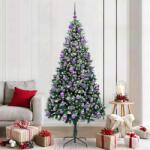 vidaXL Brad de Craciun artificial Verde 210 cm PVC si Otel si Plastic GartenMobel Dekor (3396279)