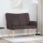 vidaXL Canapea cu doua locuri Maro închis 115 x 61 x 87 cm tesatura GartenMobel Dekor (42028895) Canapea