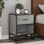 vidaXL Noptiere, 2 buc. , gri sonoma, 40x31x50 cm, lemn compozit GartenMobel Dekor (848691)