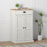 vidaXL Dulap de pantofi VIGO, alb, 60x35x96 cm, lemn masiv de pin GartenMobel Dekor (353167) Pantofar