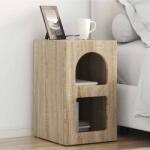 vidaXL Noptiera 2 pcs Stejar Sonoma 29.5 x 35 x 50 cm Lemn compozit GartenMobel Dekor (891229)