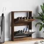 vidaXL Pantofar, stejar fumuriu, 59x17x81 cm, lemn compozit GartenMobel Dekor (342539) Pantofar