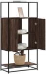 vidaXL Dulapuru Stejar maro 68x35x139 cm lemn si metal prelucrat GartenMobel Dekor (849043) Comoda