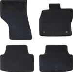 vidaXL Covor pentru masina 4 pcs Negru Cauciuc GartenMobel Dekor (42029075)
