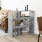 vidaXL Separator de camera, gri beton, 100x33x94, 5 cm, lemn prelucrat GartenMobel Dekor (3309477) Biblioteca