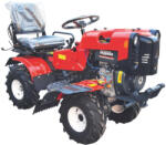 Rotakt Mini tractor Rotakt Zeppelin 4x4 15CP diesel 532cc latime lucru 70-135 cm freze roti metalice (056121) - agropro