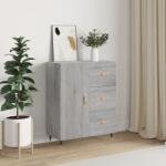 vidaXL Servanta, gri sonoma, 69, 5x34x90 cm, lemn compozit GartenMobel Dekor (827898) Comoda