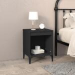 vidaXL Noptiere, negru, 40x35x50 cm GartenMobel Dekor (821876)