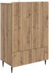 vidaXL Bufet Stejar Artizanal 66 x 34, 5 x 97 cm Lemn prelucrat GartenMobel Dekor (894444) Comoda