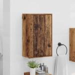vidaXL Dulap de Baie cu usa Lemn vechi 39 x 23.5 x 65 cm Lemn compozit GartenMobel Dekor (883392)