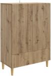vidaXL Bufet Stejar Artizanal 66 x 34, 5 x 95 cm Lemn prelucrat GartenMobel Dekor (894674) Comoda