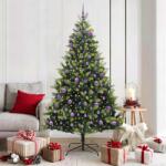 vidaXL Brad de Craciun artificial cu ramuri articulare 300 LEDs 180 cm GartenMobel Dekor (3395997)