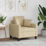 vidaXL Fotoliu canapea, crem, 60 cm, material textil GartenMobel Dekor (359253) Canapea