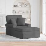 vidaXL Chaise Lounge cu fusta Gri închis 91 x 157 x 91 cm tesatura GartenMobel Dekor (42022940)