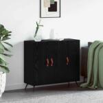 vidaXL Bufet Negru 90 x 34 x 80 cm Lemn compozit GartenMobel Dekor (879578) Comoda