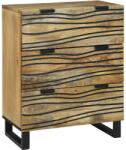 vidaXL Bufet cu sertar Maro 60 x 33.5 x 75 cm Lemn masiv de mango GartenMobel Dekor (4017939) Comoda